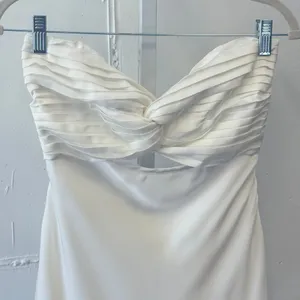 Princess Polly Shellie Mini‎ Dress White Satin Party Sz 8 thumbnail 5