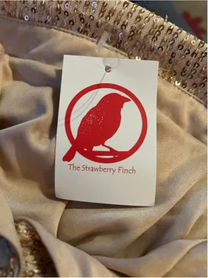 Women’s Boutique The Strawberry Finch XL Rose Gold Shimmer Sequin Shacket thumbnail 4