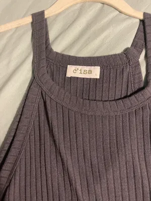 Lizard Thicket Gray Halter Tank thumbnail 2