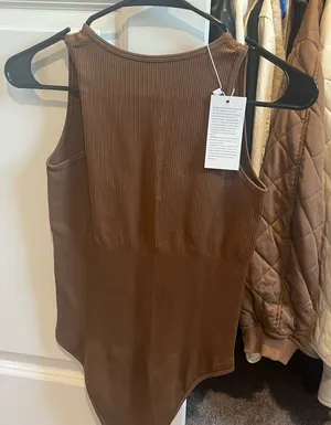 Amazon | Ribbed Bodysuit thumbnail 1