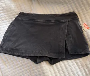 Free People Movement Skort Black thumbnail 1