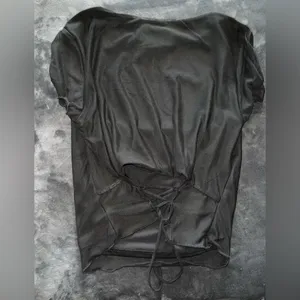 Princess Polly Dobelle Top in Black Size 10 New with tag thumbnail 12