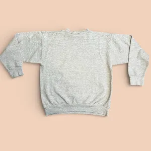 Vintage Cotton Grove Design Light Heather Gray Wolf Sweatshirt thumbnail 2