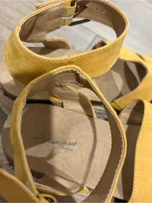 Universal Thread Annie espadrille style sandals yellow size‎ 6 thumbnail 3