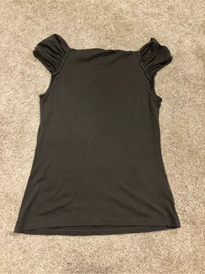 Ann Taylor Brown Off-Shoulder Tank Top thumbnail 3