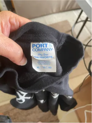 Women's Port & Company Black Girlfriend Fiancé Sweatshirt XL thumbnail 2