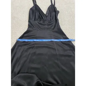 Trashy Diva Black Maxi Dress Size XS 100% silk thumbnail 13