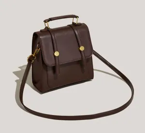Cute backpack & crossbody Bag Brown thumbnail 1
