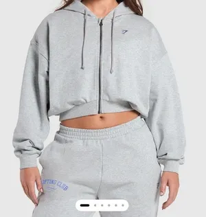NWT gymshark cropped hoodie thumbnail 1