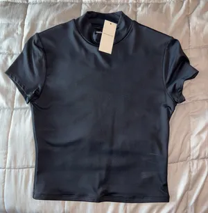 abercrombie sleek mock neck top thumbnail 1