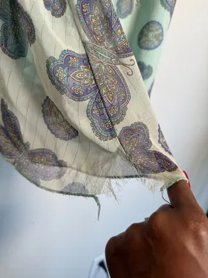 Vintage Y2K Sheer Butterfly Print Flowy Tank Top thumbnail 5