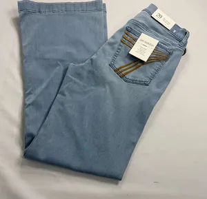 7 For All Mankind Sky Blue Boot Cut Jeans thumbnail 1