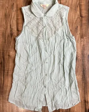 Myrtlewood of California small mint blouse thumbnail 1