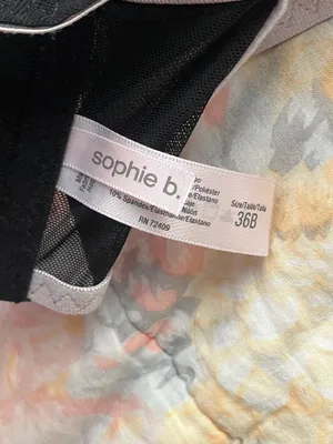 Sophie b lace black corset bra thumbnail 4