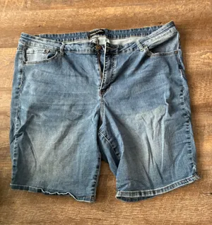 Morgan & Walker Denim Shorts Blue Size 24W thumbnail 1