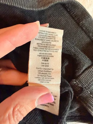 Free People We The Free Ribbed Lace Up Tank Top Washed Black Small thumbnail 4