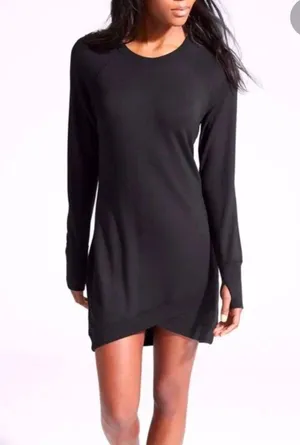 Athleta Criss Cross Modal Sweatshirt Dress thumbnail 1