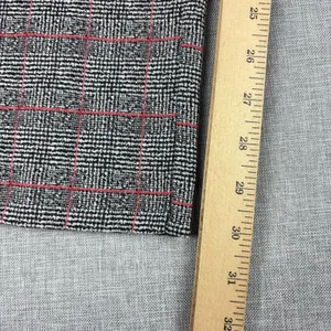 New Directions Pants Womens 12 Black Plaid Ponte Dress Pull On Elastic Stretch thumbnail 4
