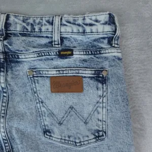 Wrangler Retro Slim Jeans Women 31x32 (31x28) Blue Acid Wash High‎ Rise Denim thumbnail 6