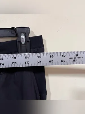 Lululemon Dance Studio Mid-Rise Cropped Pant Black Drawstring Crop Pants SZ 8 thumbnail 5