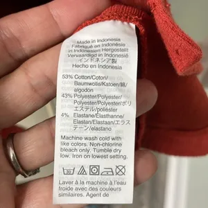 Madewell Burnt Orange Faux Wrap Dress thumbnail 8