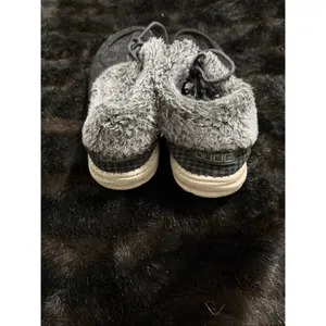 Hey Dude Britt Boots Dark Gray Faux Fur Lined Chukka Moccasin Sneakers Size 9 thumbnail 3