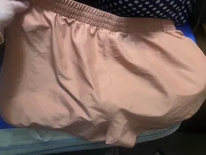 Under Armour Peach-Orange Athletic Shorts with Elastic Waist thumbnail 1