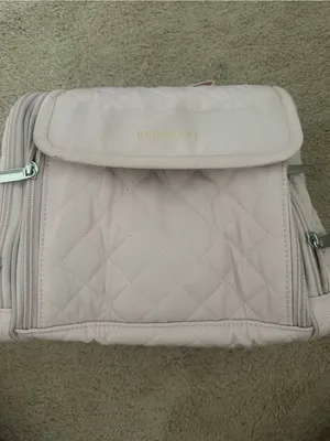 BAGSMART Quilted Light Pink Travel Organizer Bag thumbnail 2