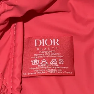 Christian Dior Coral Canvas Cosmetic Vanity Case Travel Jewelry Makeup Organizer thumbnail 12