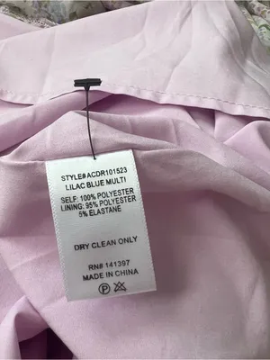 ASTR The Label Shayla Dress in Lilac and Blue Multi Midi Dress thumbnail 7