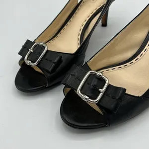Coach Miranda Open Toe Slingbacks - Black -  Size 8B‎ B37 thumbnail 2