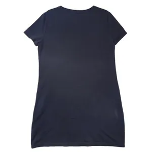 Tommy Hilfiger Womens‎ Navy Blue T-Shirt Dress Side Stripe Logo Large L thumbnail 6