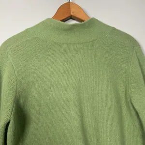 Tweeds Soft Green Angora Lambswool‎ Wool Cardigan 1 Button Sweater Kimono Size S thumbnail 3