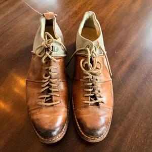 Vintage Timberland Boot Company Brown Lace Up Shoes 👞 Size 7 thumbnail 9