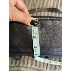 Dooney & Bourke Black Pebbled Satchel Top Double Handle Bag Zip Close Logo thumbnail 12