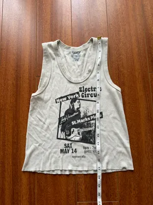 Brandy Melville ribbed graphic t-shirt thumbnail 2