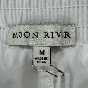 Moon River Eyelet Midi Skirt M White Cotton Floral Embroidery Feminine Boho Chic thumbnail 9