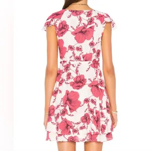 Free People French Quarter Floral Wrap Mini Dress thumbnail 10