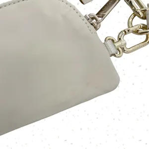 Lululemon Dual Pouch Wristlet Plush Fleece Natural Ivory Gold Cozy Fall Wallets thumbnail 8