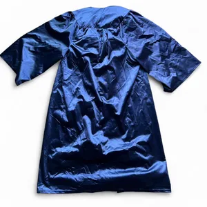 navy blue graduation gown and cap thumbnail 2
