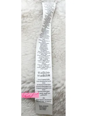 Alo Orion Cropped Puffer Silver Ivory Shiny Metallic Warm Sherpa-Lined Coat L thumbnail 10
