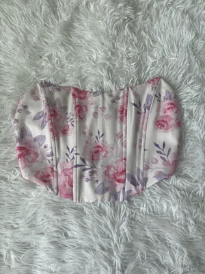White Fox Corset Floral Top thumbnail 2