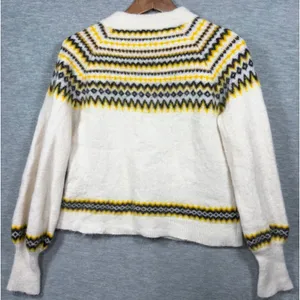 Just Female Womens Sweater M Wool Alpaca Svan‎ Fair Isle thumbnail 8