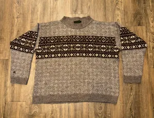 Vintage Timberland 100% Wool Sweater - Large thumbnail 1