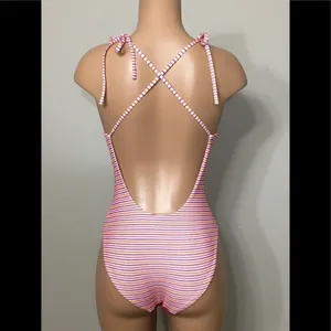 New. Onia textured stripe swimsuit. NWOT thumbnail 4