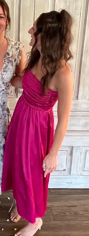 Pink Abercrombie Dress Midi thumbnail 2