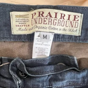 Prairie Underground Cargo Denim Jeans Utility pants Dark Wash ankle pant pockets thumbnail 4