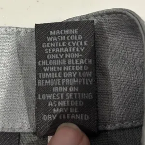 Additions by Chico's Linen Blend Silver Jacket Sz 2 Medium Hook Eye‎ Closure thumbnail 6
