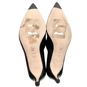 Jon Josef Womens Black Leather Pointed Toe Kitten Heel Pumps Made in‎ Spain 6.5 thumbnail 9