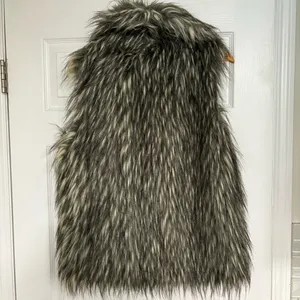 Steve‎ Madden Tan Faux Fur Vest Size M/L thumbnail 2